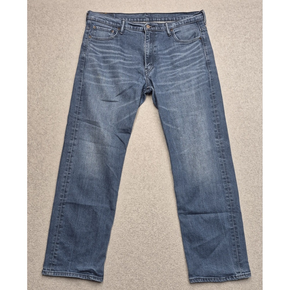 Levi's 569 Jeans Men's 36x34 Medium Wash Blue Denim Loose Straight Outdoor